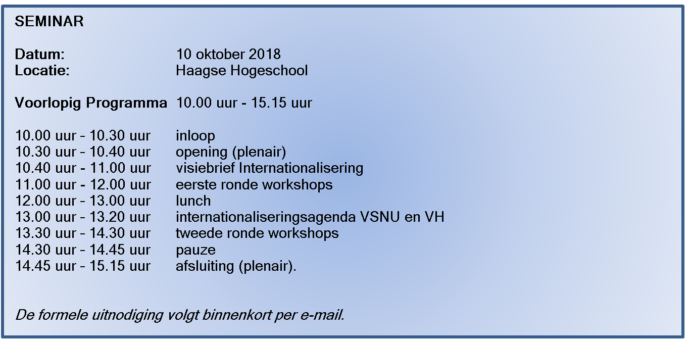 programma seminar